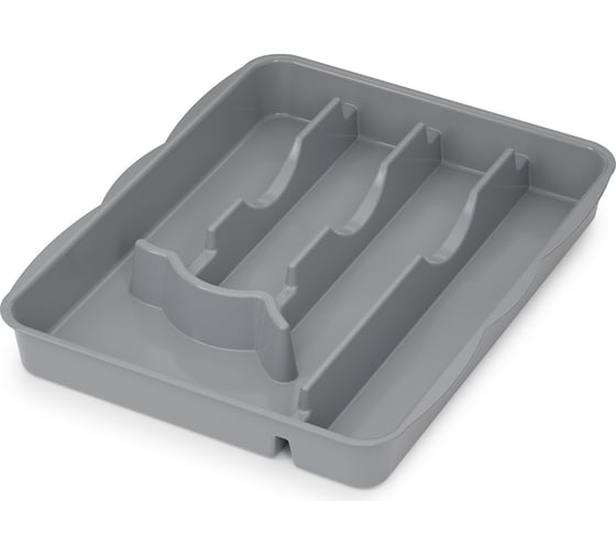 Изображение товара Лоток для столовых приборов ЗПИ «Альтернатива» серый М8517