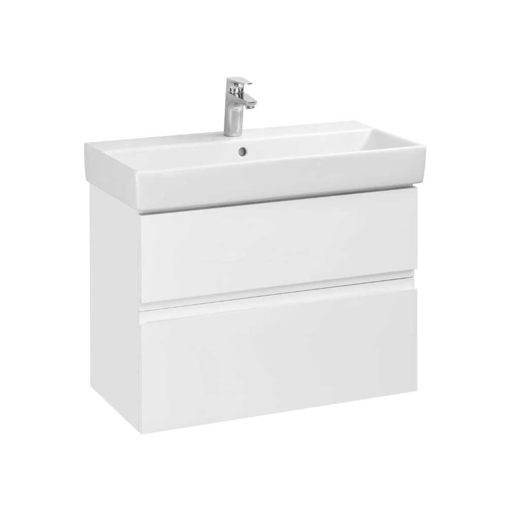 Изображение товара Модуль для раковины 800 мм Roca OLETA белый матовый с ящиками