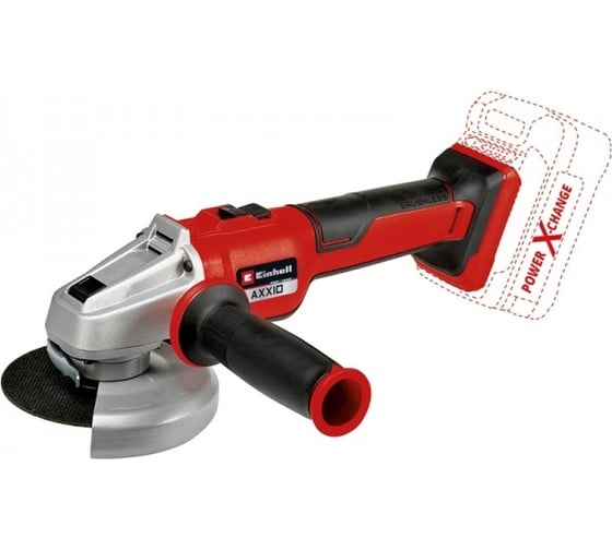 Изображение товара Угловая шлифмашина Einhell акк. pxc axxio 18/125 q, bl + 1 акк. pxc 4ач 18в + зу 3а 4431151SET