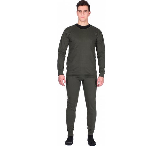 Изображение товара Трикотажное белье с начесом ФАКЕЛ, оливковый, 52-54, 170-176 50664000.011