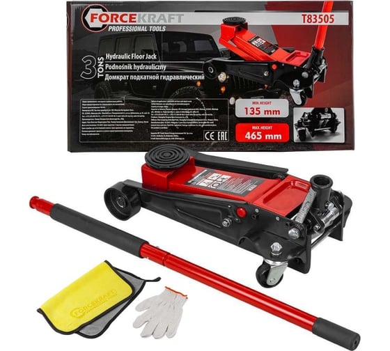 Изображение товара Подкатной гидравлический домкрат Forcekraft 3т FK-T83505(52167)