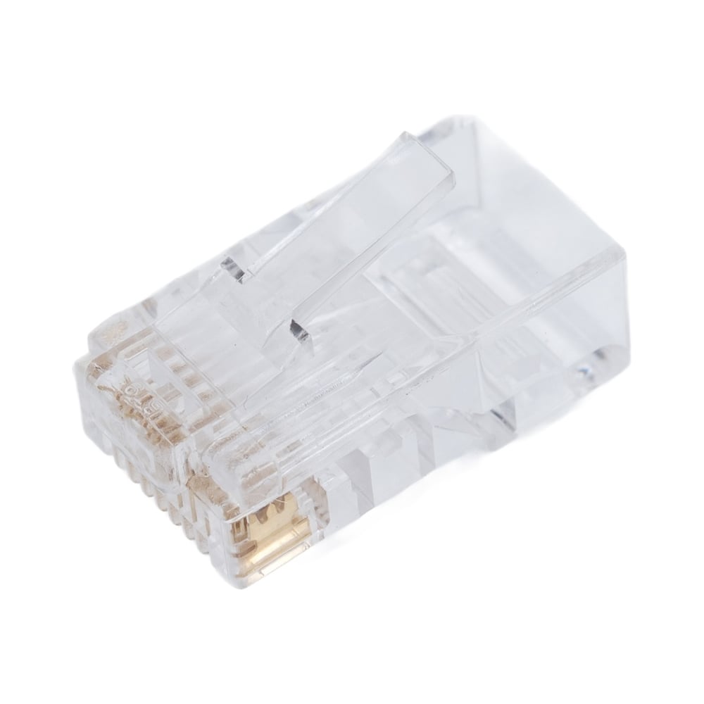 Изображение товара Коннектор rj-45 (8p8c) Ripo cat.6a покрытие 3мкд, универсальные ножи(упк.20 шт.) 003-400033/20