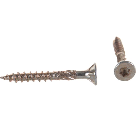 Изображение товара Шуруп Rusconnect CS 03025 с/нарез. д/дерева, потай, 3х25, 500 шт. Желтый цинк 310325