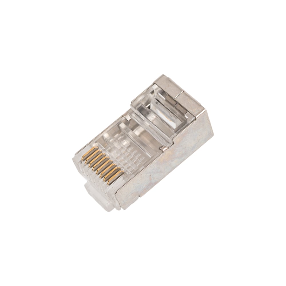 Изображение товара Экранированный коннектор RJ-45 8P8C Ripo категория 5е, покрытие 3мкм, 1 шт