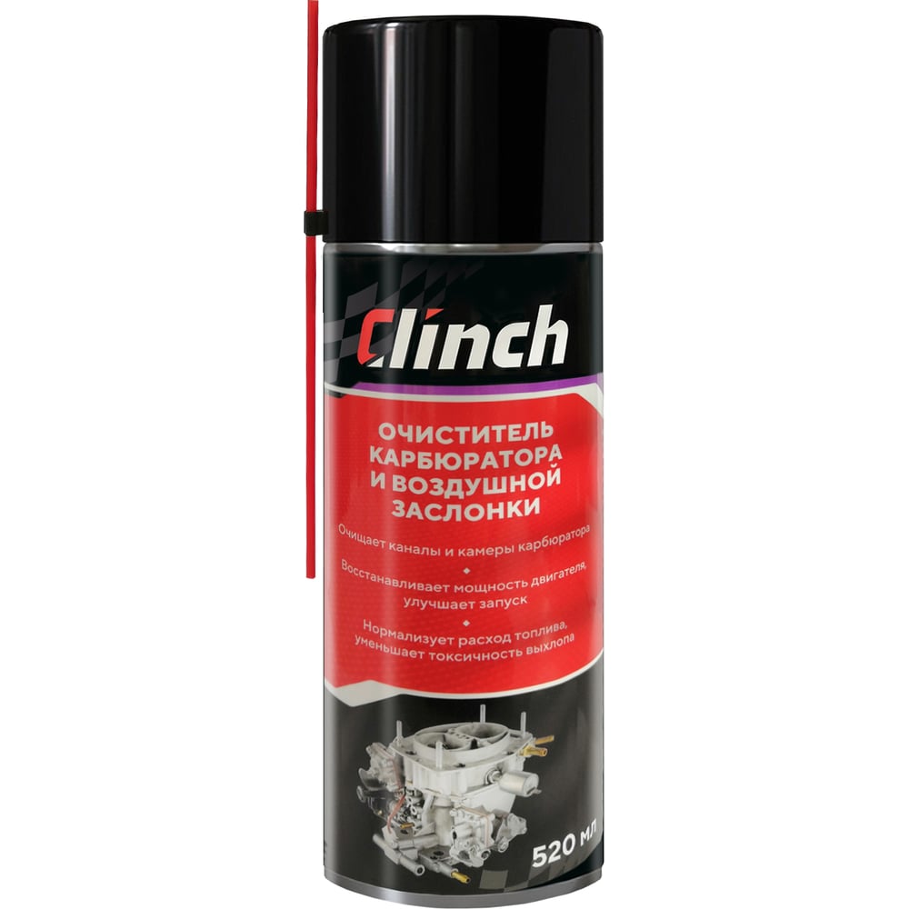 Изображение товара Очиститель карбюратора Clinch флакон 520 мл 29134