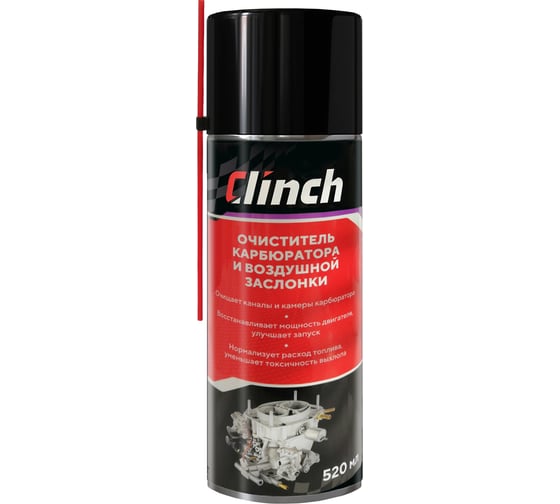 Изображение товара Очиститель карбюратора Clinch флакон 520 мл 29134