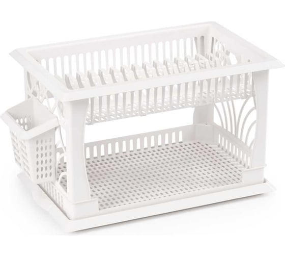 Изображение товара Сушилка для посуды ЗПИ «Альтернатива» Мечта хозяйки №1 белый М8709