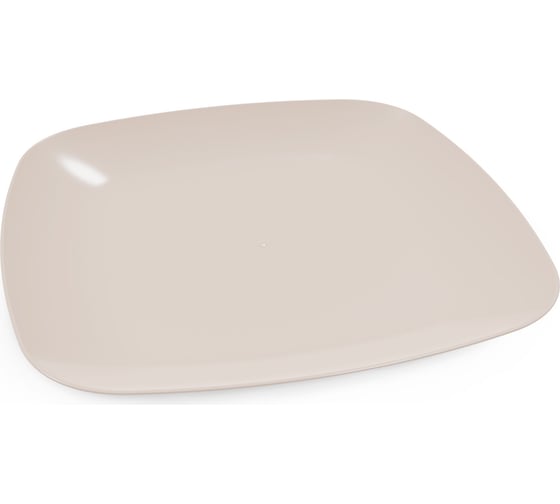 Изображение товара Тарелка ЗПИ «Альтернатива» Квадро плоская, бежевый М8044