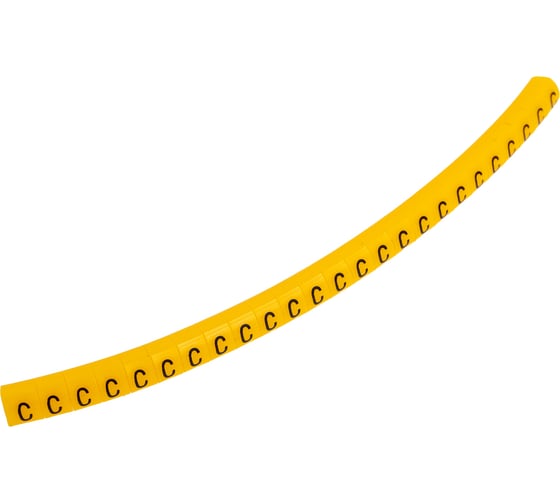 Изображение товара Маркировка кабеля Klemsan (кольцо) KG1 (0,75...4 мм.кв.), "C" (уп. 100 шт.) 1000 шт. 0.0.0.5.515012
