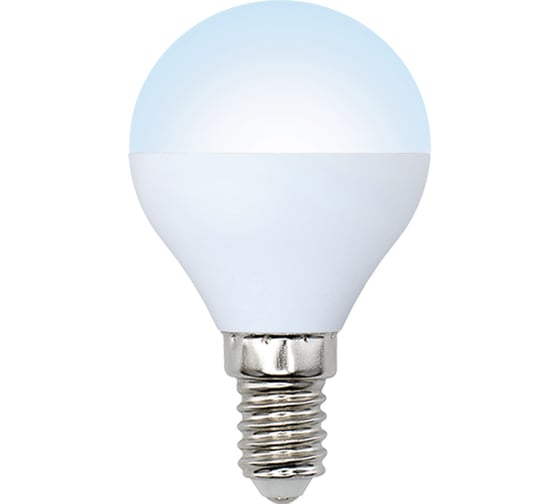 Изображение товара Светодиодная лампа Volpe. Форма шар, матовая. Серия Norma LED-G45-7W/NW/E14/FR/NR UL-00003819