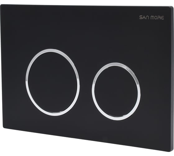 Изображение товара Кнопка смыва San More silvia, чёрный SMB971901