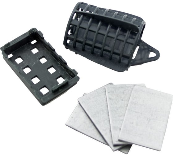 Изображение товара Фидерная пластиковая кормушка Ecopro сетка с грунтозацепом 70 г, 10 шт. EPF-HDR-PSG70