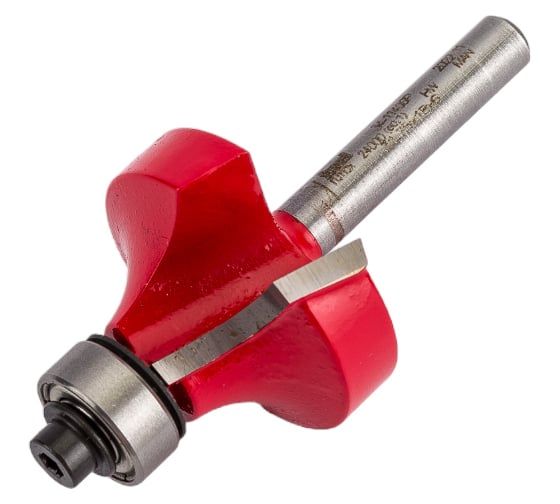 Изображение товара Фреза полукруглая вогнутая с подшипником (31.8х17.5х58 мм; R9.5 мм; Z2; хвостовик 6 мм) FREUD PRO 34-11406