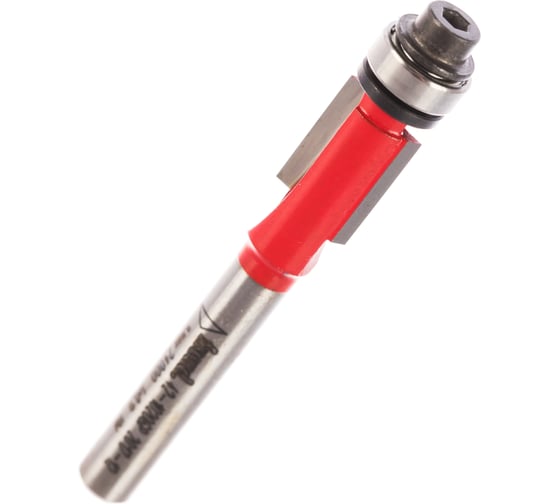 Изображение товара Фреза прямая с нижним подшипником (9.5х13.1х58.8 мм; Z2; хвостовик 6 мм) FREUD PRO 42-10206