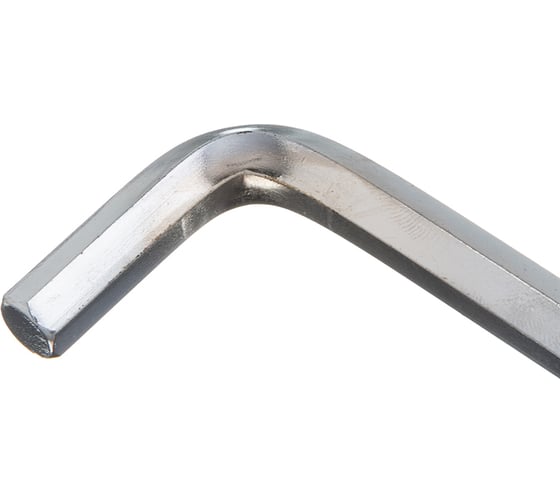 Изображение товара КЛЮЧ HEX ЦКИ 2.5 мм, 58x20 мм, Г-образный, никелированный, DIN911 10 шт. 76314