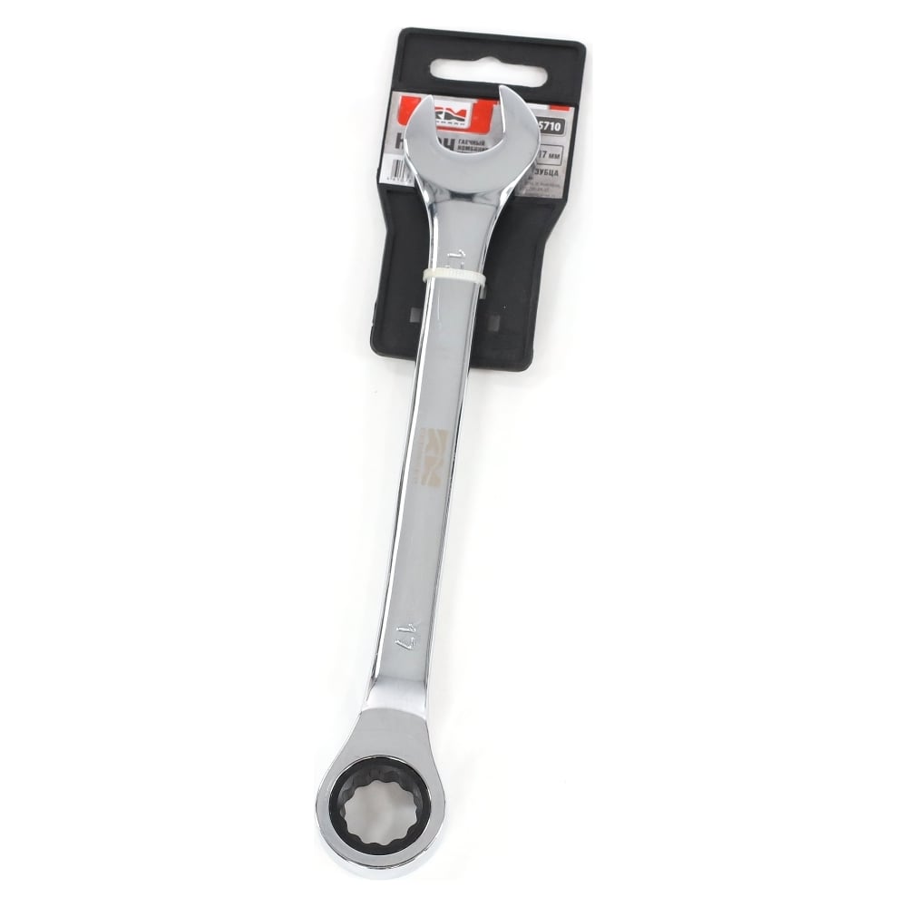 Изображение товара Комбинированный трещоточный ключ REDMARK 17x17 мм профессиональный для работы