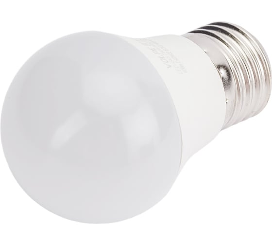 Изображение товара Светодиодная лампа Volpe LED-G45-7W/WW/E27/FR/NR. Форма шар, матовая. UL-00003823
