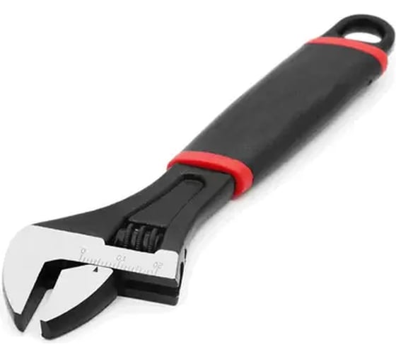 Изображение товара Разводной ключ Strong с прорезиненной ручкой 10", 250 мм стп-92710250