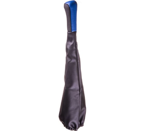 Изображение товара Ручка КПП кожа искусственная ГАЗЕЛЬ с чехлом синяя SKYWAY S06202025