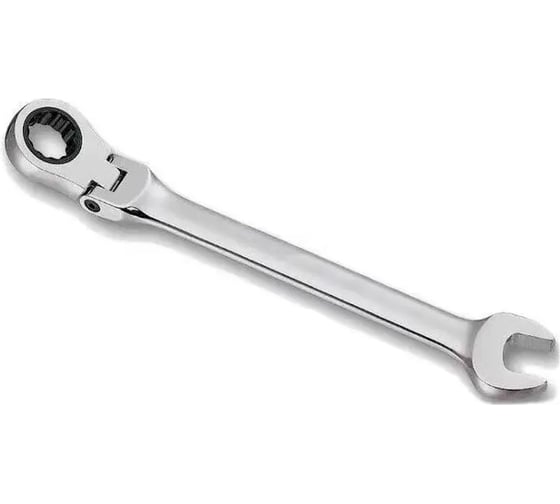 Изображение товара Трещоточный ключ с шарниром Strong удлиненный, Cr-V, 19x250 мм стп-98719250