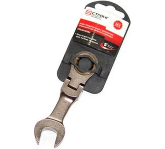 Изображение товара Трещоточный ключ с шарниром Strong 11 мм стп-95700011