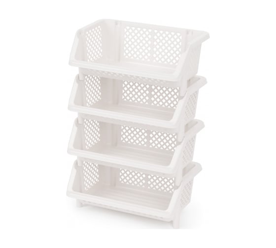 Изображение товара Этажерка ЗПИ «Альтернатива» Универсал 4-х секционная, белый М6528