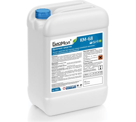 Изображение товара Щелочное пенное средство для очистки камер холодного копчения, сильно загрязненного оборудования Технология чистоты Биомол КМ-68 068.5