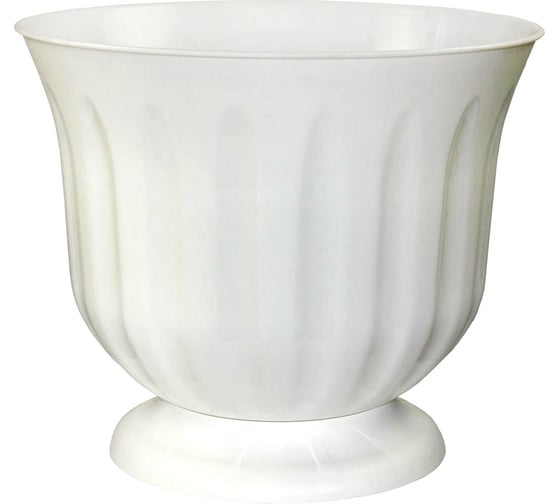 Изображение товара Горшок-кашпо ЗПИ «Альтернатива» Фламинго 15 л, белый М1491