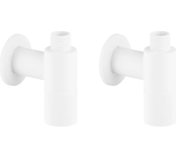 Изображение товара Латунные угловые запорные кран-вентили для подключения смесителя Wellsee Drainage System 182150001