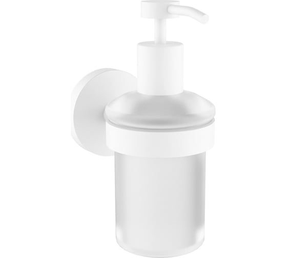 Изображение товара Стеклянный дозатор для жидкого мыла с латунным настенным держателем Wellsee Finishing Touch 182515000