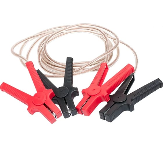 Изображение товара Пусковые провода ГЛАВДОР 500 А GL-57, 3 м, медный, силиконовая обмотка 49470