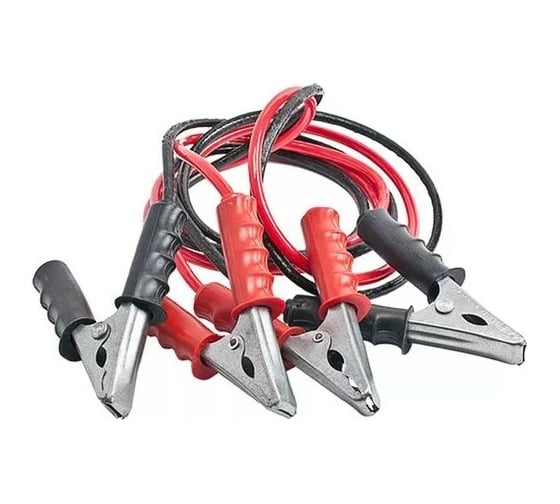 Изображение товара Пусковые провода ГЛАВДОР GL-424 200 А, 2 м, медные, черная-красная обмотка 52748