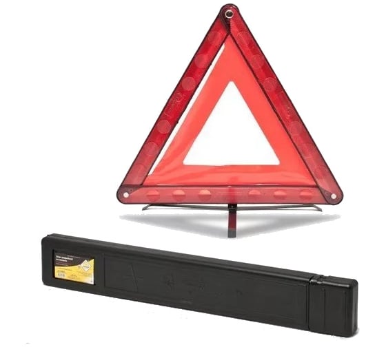 Изображение товара Знак аварийной остановки ГЛАВДОР GL-647 с клеенчатым оракалом, пласт. бокс, на металл. Ножках 53696