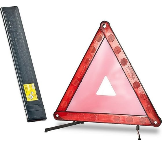 Изображение товара Знак аварийной остановки ГЛАВДОР GL-86 с клеенчатым оракалом, пласт. бокс, на пласт. Ножках 49920