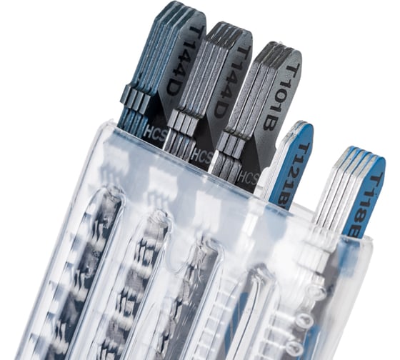 Изображение товара Набор пилок для лобзика по дереву и металлу (18 шт.) Bosch 2607011439