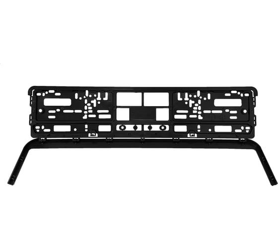 Изображение товара Рамка номерного знака ГЛАВДОР GL-70, с защелкой книжка, черная 49842