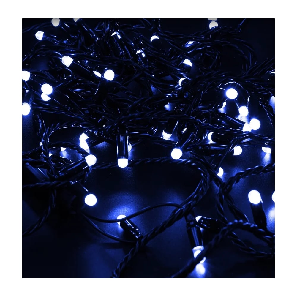 Светодиодная гирлянда Neon-Night led pls 200 20m 240v b c w o синий прозрачный провод соед без силового шнура с колпачком