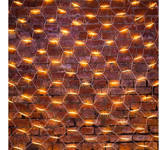 Изображение товара Светодиодная гирлянда NEON-NIGHT Сеть 2x3м 432 LED на белом каучуковом проводе тёплый-белый 217-146