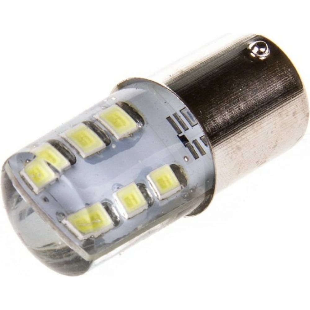 фото Автолампа диод s25 p21w 12 smd диодов, белая skyway s08201047