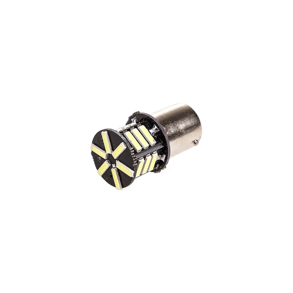 фото Автолампа диод s25 p21w 21 smd диод ba15s 1-контурная skyway s08201364