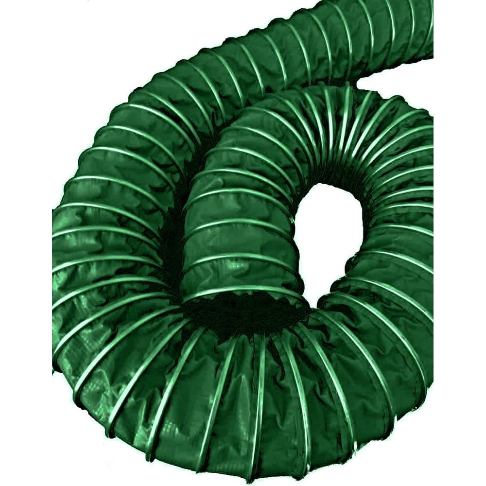 Изображение товара Воздуховод полимерный СL VINIL 160 мм, 10 мм, CLIP, зеленый TEX 160/10G