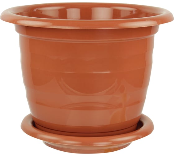 Изображение товара Цветочный горшок ЗПИ «Альтернатива» Виола 10 л, коричневый М1537