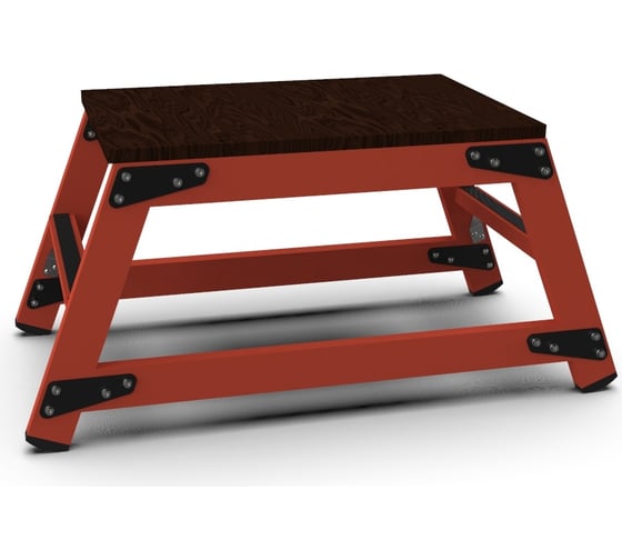 Изображение товара Стеклопластиковая диэлектрическая стремянка Диэлектрик с симметричной опорой ССД-0,5 П Подмость Д471626