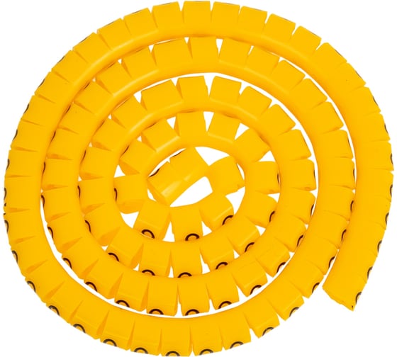 Изображение товара Маркировка кабеля Klemsan (кольцо) KG1 (0,75...4 мм.кв.), "O" (уп. 100 шт.) 1000 шт. 0.0.0.5.515024