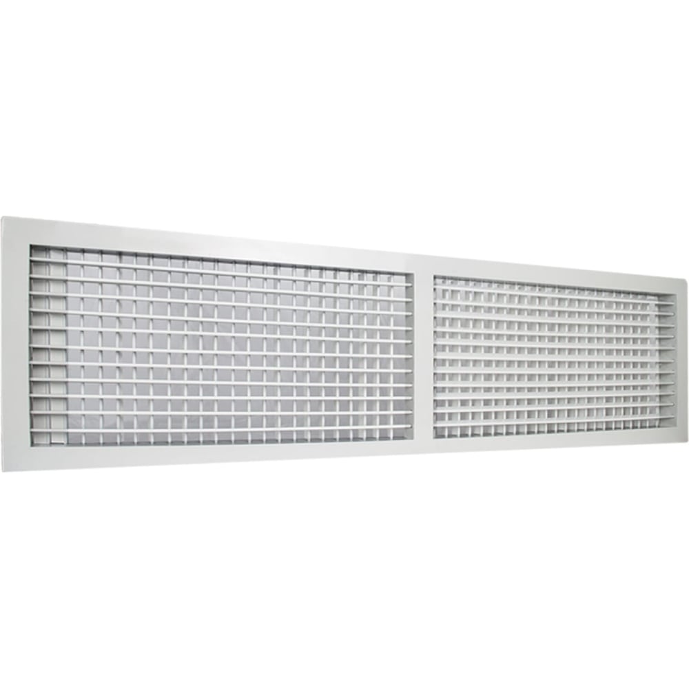 Изображение товара Двухрядная вентиляционная решетка Ventart 2VA 400x150 мм алюминий белая