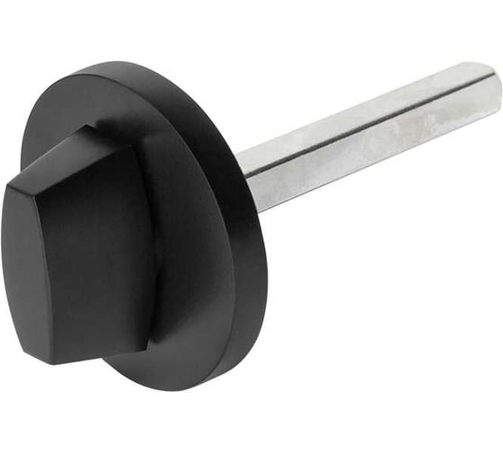 Изображение товара Поворотная ручка FUARO BKW8x75.R.RLR52 BL-24 черный 47891