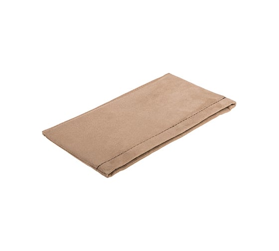 Изображение товара Карман-органайзер Алькантара бежевый, строчка черная SKYWAY S06402002