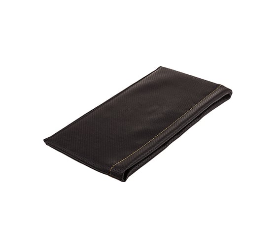 Изображение товара Карман-органайзер кожа перфорированная черный, строчка золотая SKYWAY S06402018