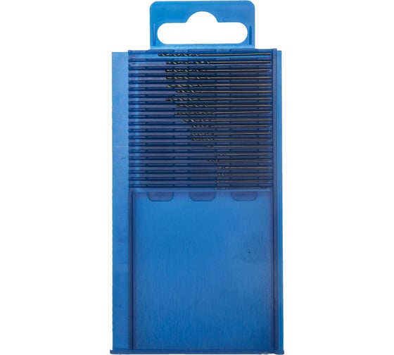 Изображение товара Набор сверл по металлу ПРОФЕССИОНАЛ (20 шт; Р6М5; 0.33-1.0 мм) Зубр 29625-H20-P