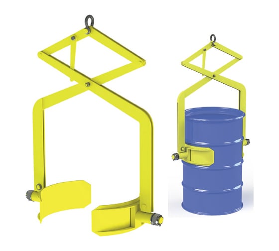 Изображение товара Захват для подъема и переворота бочек РОМЕК ZB2 0,3 т 2000000129228